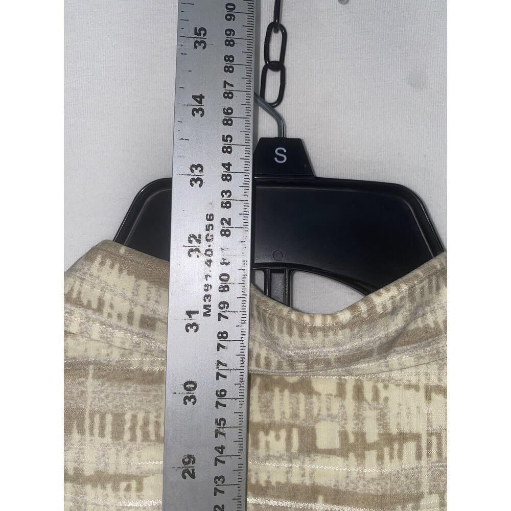 Van Heusen Shirt Mens XL Beige Stripe Short Sleeve Button Up Non Iron Casual - Picture 7 of 7